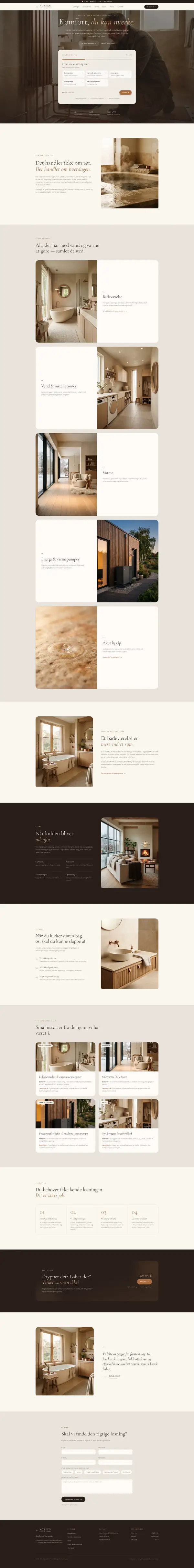Norden Vand & Varme demo website preview